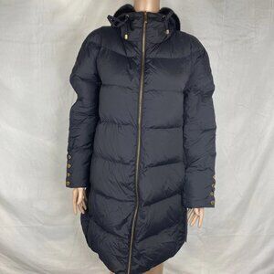 Donna Karan Hooded Down Puffer Coat Black Women’s L